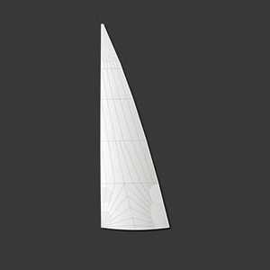 mainsail / for racing sailboats / cross-cut / polyester