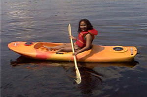 sit-on-top kayak / rigid / recreational / solo