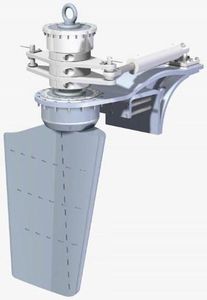 yacht rudder blade