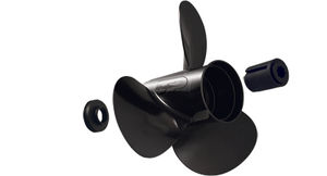 boat propeller / fixed-pitch / outboard and sterndrive / 3-blade