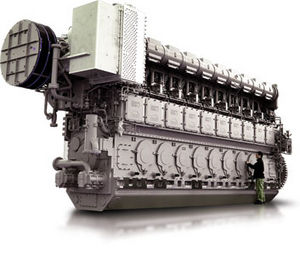 propulsion engine / for ships / auxiliary / medium-speed