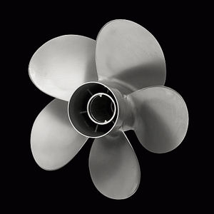 boat propeller / fixed-pitch / outboard and sterndrive / 5-blade
