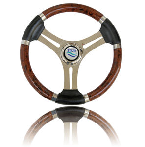 stainless steel power boat steering wheel / racing