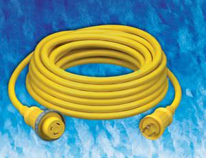 extension cable / for boats / with waterproof connector