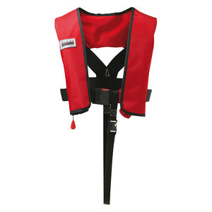 self-inflating life jacket / with safety harness