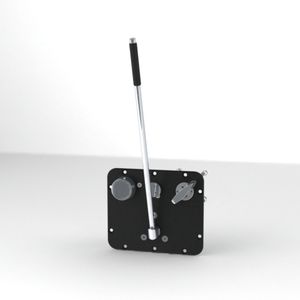 jib furler control lever / hydraulic / single-lever / for sailboats