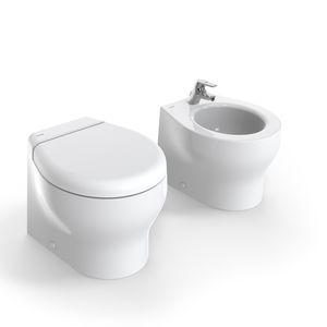 marine toilet / gravity flush / ceramic