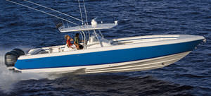 center console monohull boat / outboard / sport-fishing / stepped hull