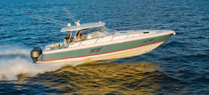outboard express cruiser / triple-engine / sport-fishing