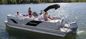 outboard pontoon boat / tri-tube / 13-person max.