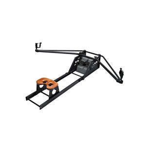 rowing seat / sliding / 1-person / stainless steel