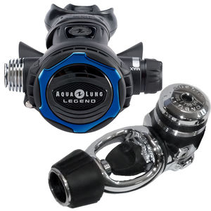 first and second stage scuba regulator