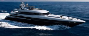 cruising mega-yacht / wheelhouse / aluminum