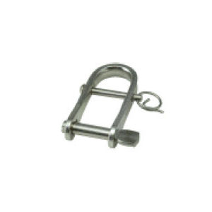 shackle for sailboats with captive pin / halyard / flat / stainless steel