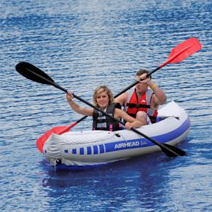 sit-on-top kayak / inflatable / recreational / two-seater