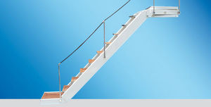 yacht ladder / lateral / boarding / manual