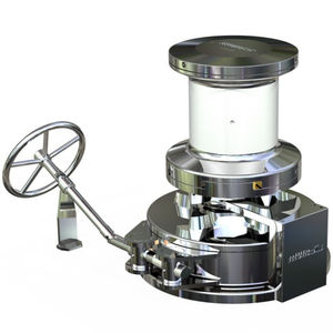 yacht windlass / vertical / hydraulic / single-drum
