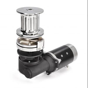 boat windlass / vertical / electric / single-drum
