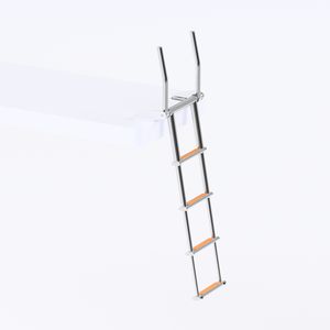 boat ladder / retractable / folding / swim