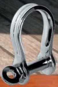 bow shackle for sailboats / flat