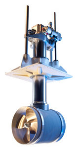 bow thruster / for boats / hydraulic / retractable