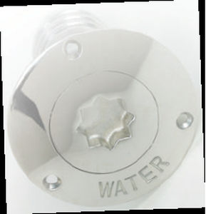 threaded deck fill / with key / stainless steel