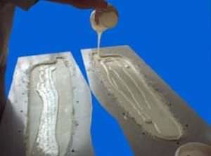 expanding foam / epoxy