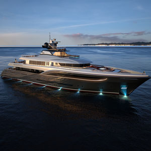 expedition mega-yacht / explorer / wheelhouse / steel