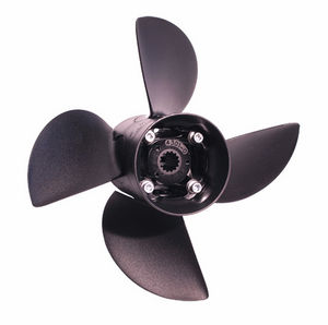 boat propeller / variable-pitch / outboard and sterndrive / 4-blade