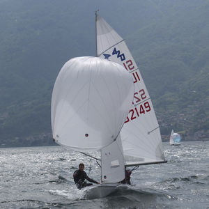 jib / for sailing dinghies / 420 / cross-cut