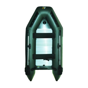 foldable inflatable boat / for fishing / slatted floor