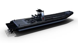 utility boat / inboard / diesel / rigid hull inflatable boat