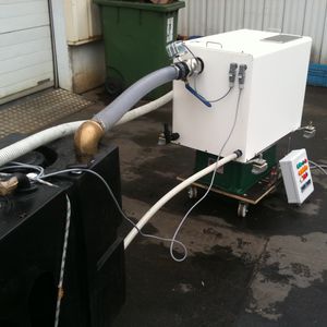 black water treatment system / for boats