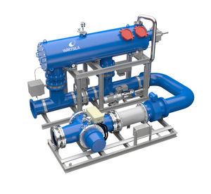 ballast water treatment system / for ships / with filter