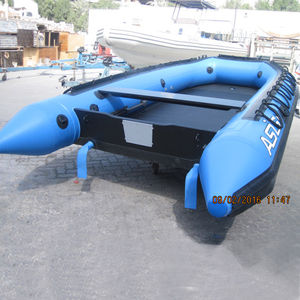outboard inflatable boat / foldable / 10-person max.