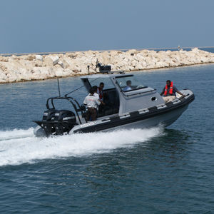 outboard military boat / rigid hull inflatable boat / aluminum