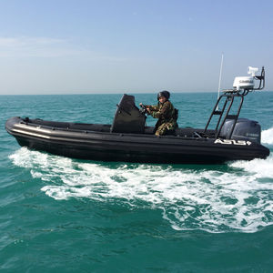 outboard military boat / rigid hull inflatable boat / aluminum