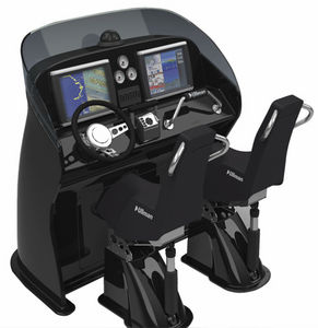 double steering console
