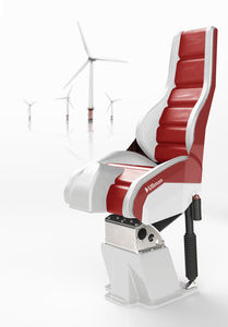 helm seat / for boats / with suspension / high-back