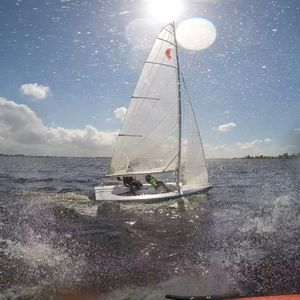 double-handed sailing dinghy / regatta / recreational