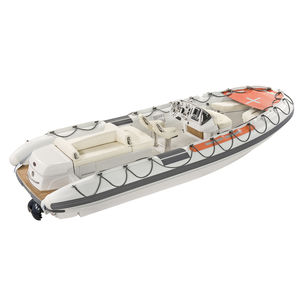 inboard waterjet rescue boat / rigid hull inflatable boat