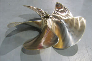 boat propeller / fixed-pitch / propeller shaft / 5-blade