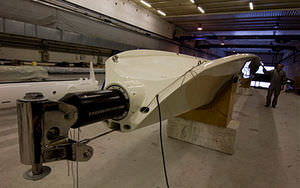 sailboat boom / V / carbon