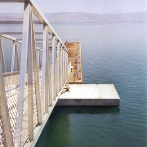 floating dock / mooring / for marinas / concrete