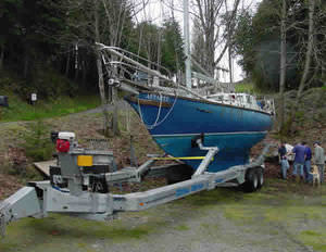 handling trailer / shipyard