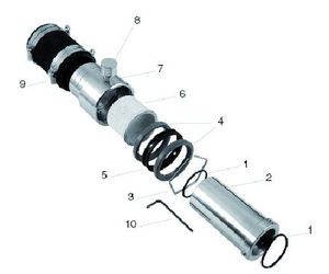 propeller shaft mechanical seal / boat
