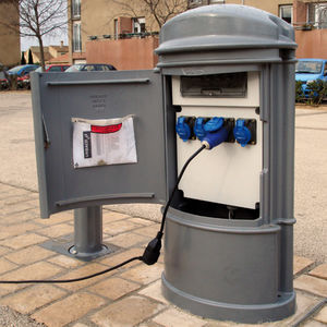 electrical distribution pedestal / for docks