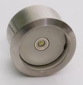 indoor spotlight / for boats / built-in / aluminum