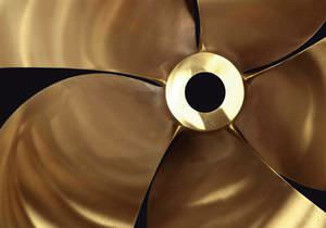 boat propeller / fixed-pitch / propeller shaft / 5-blade