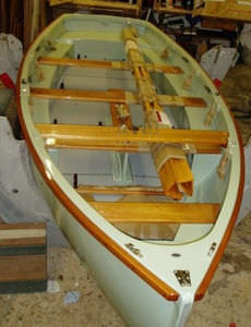 traditional sailing dinghy